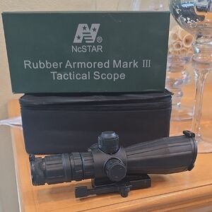 New! NcSTAR 3-9 X 42 Rubber Armored Mark III Tactical Scope P4 Sniper